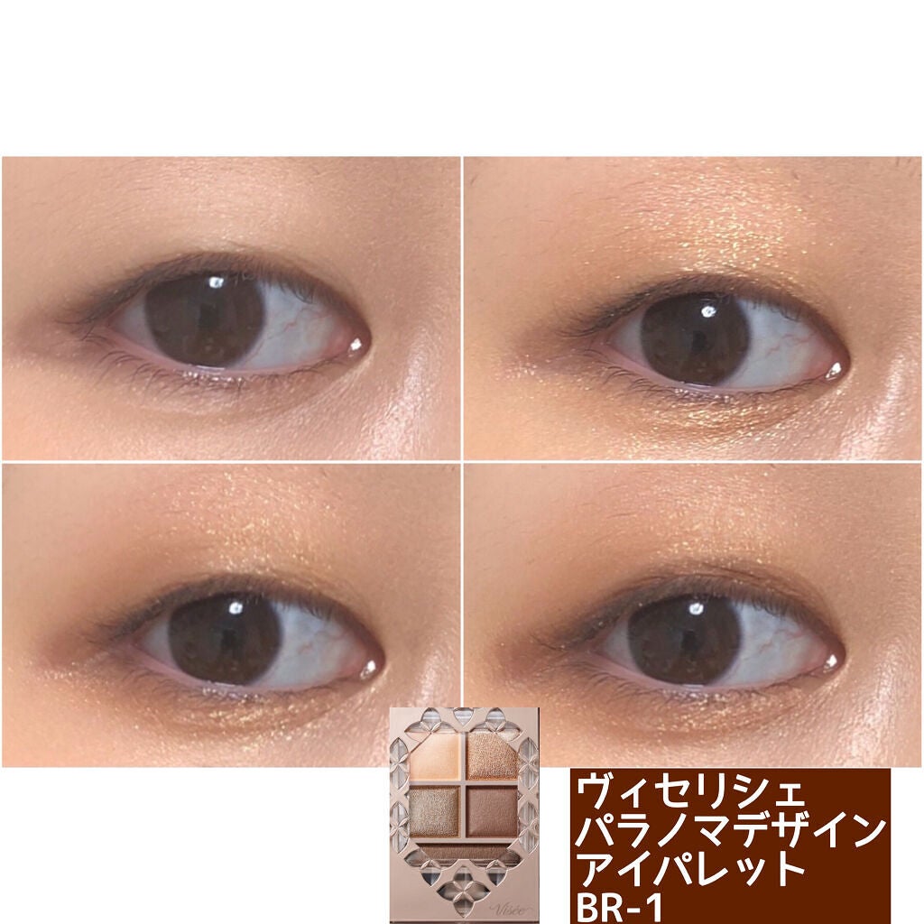 パノラマデザイン アイパレット/Visée/アイシャドウパレットを使ったクチコミ(3枚目)