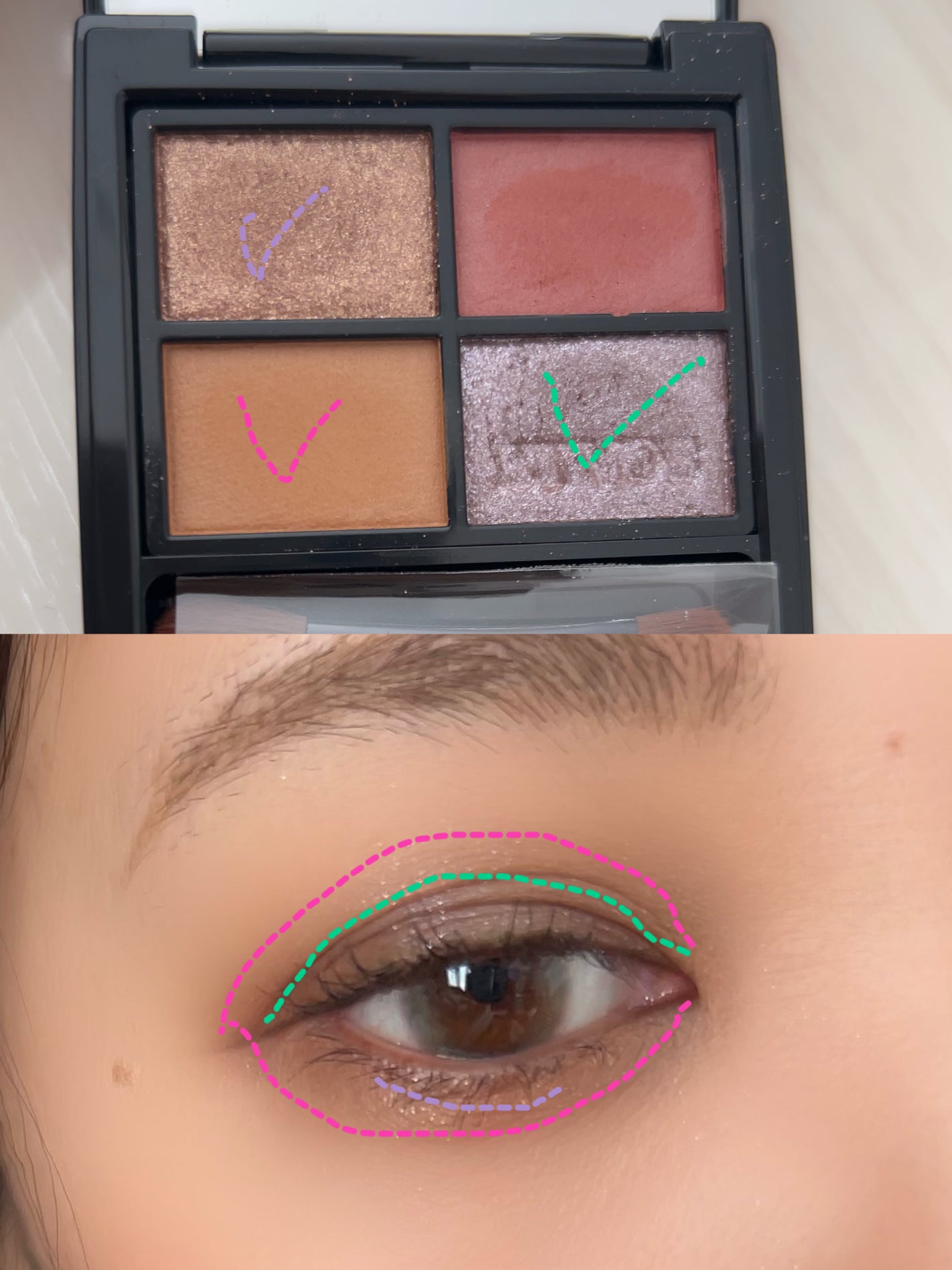 ミネラルクラッシィシャドー/エトヴォス/アイシャドウパレットを使ったクチコミ(5枚目)