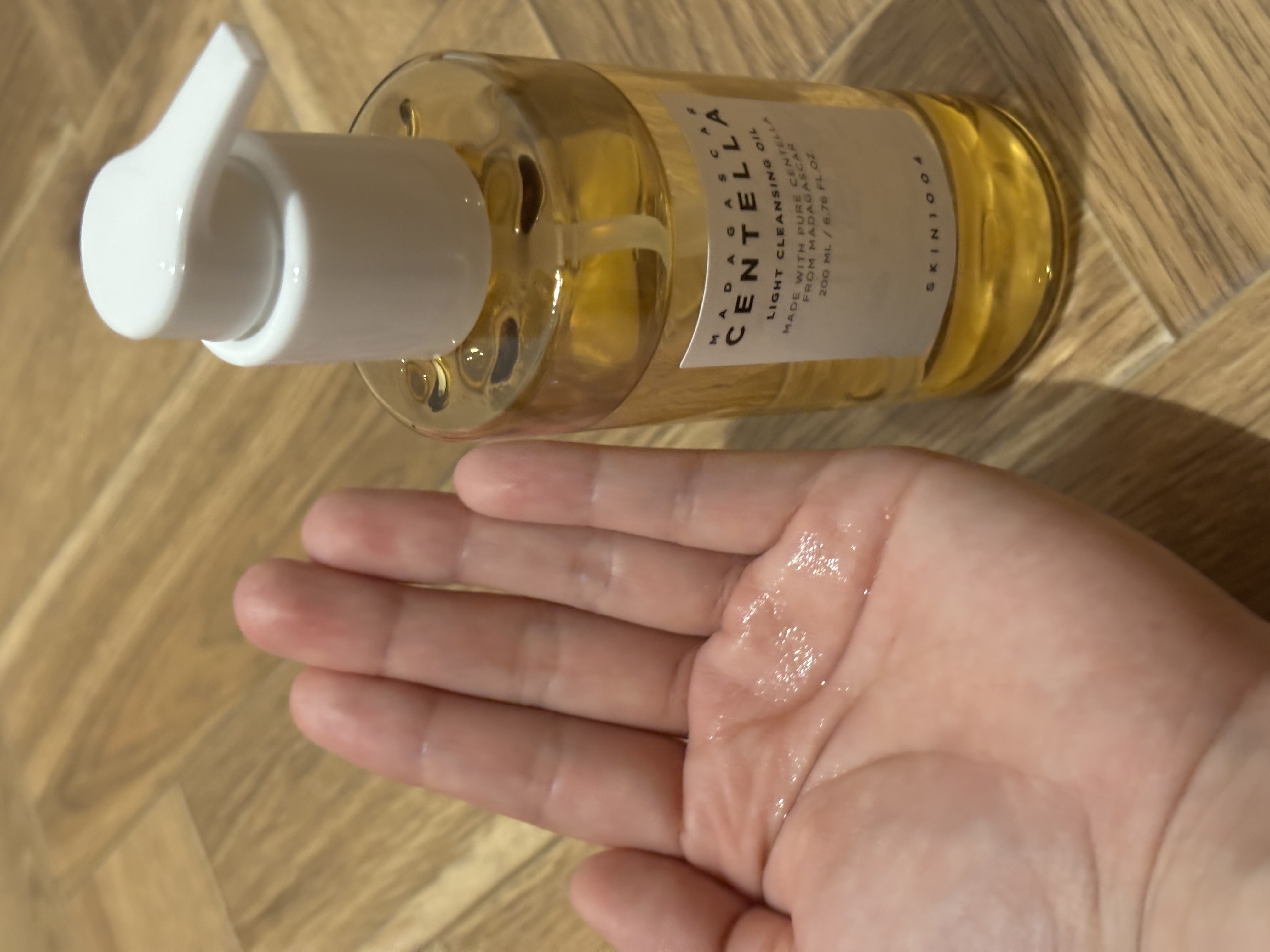 センテラ ライトクレンジングオイル/SKIN1004/オイルクレンジングを使ったクチコミ（1枚目）