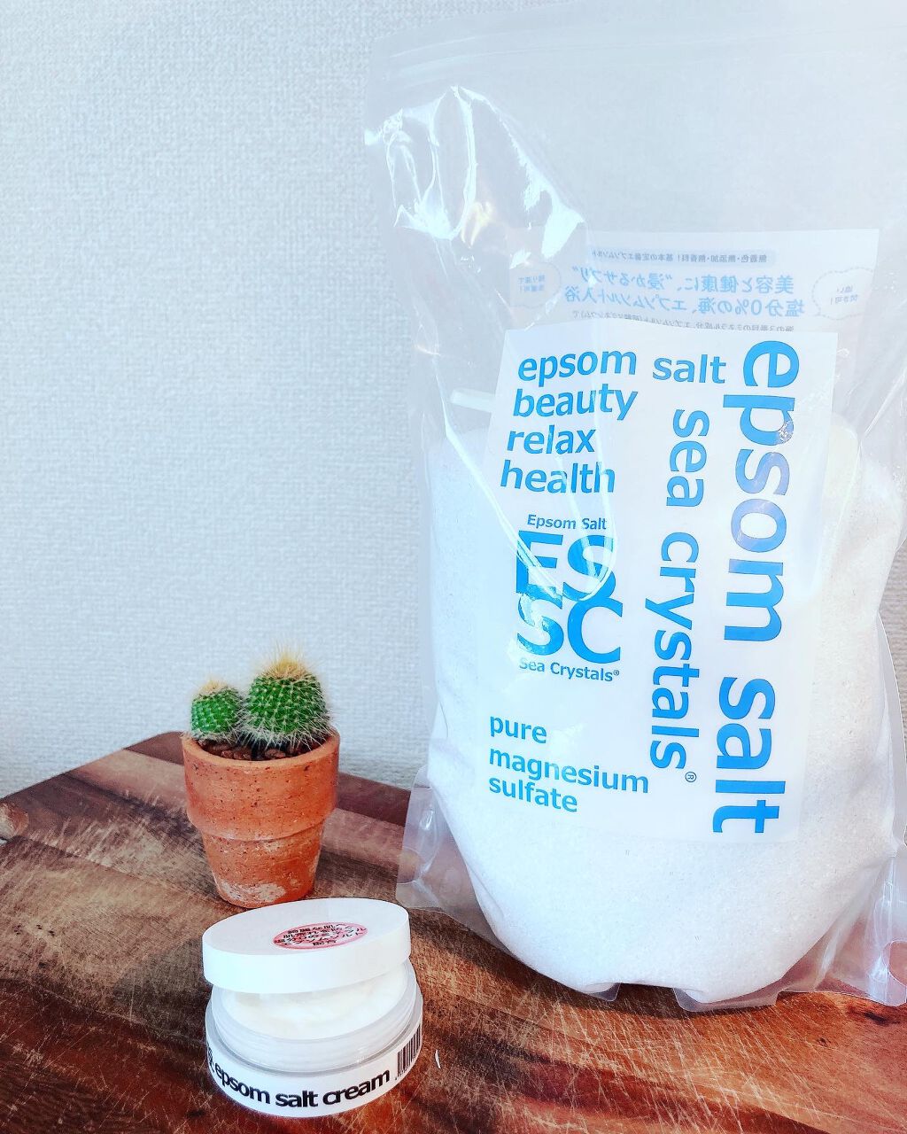 シークリスタルス エプソムソルト オリジナル/sea crystals/無機塩系入浴剤を使ったクチコミ（1枚目）