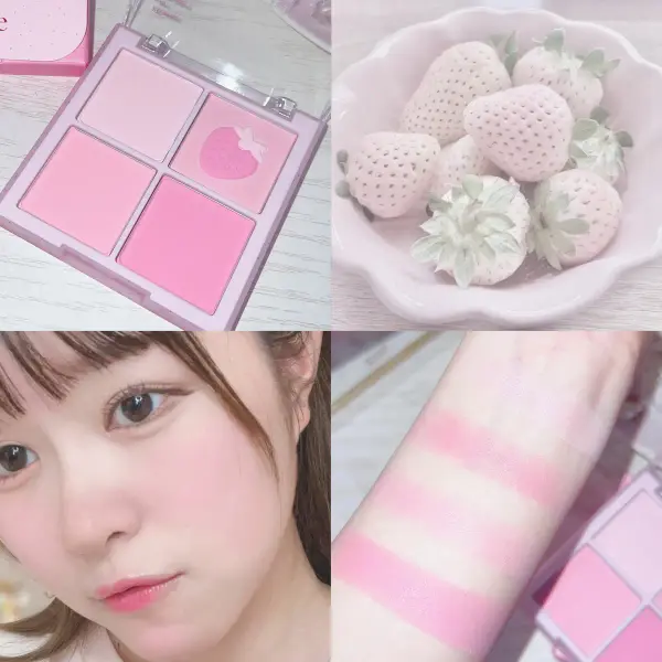 青みピンクのチークで透明感UP!人気のおすすめ27選【デパコス・プチプラ】イエベに似合う青みピンクもの画像