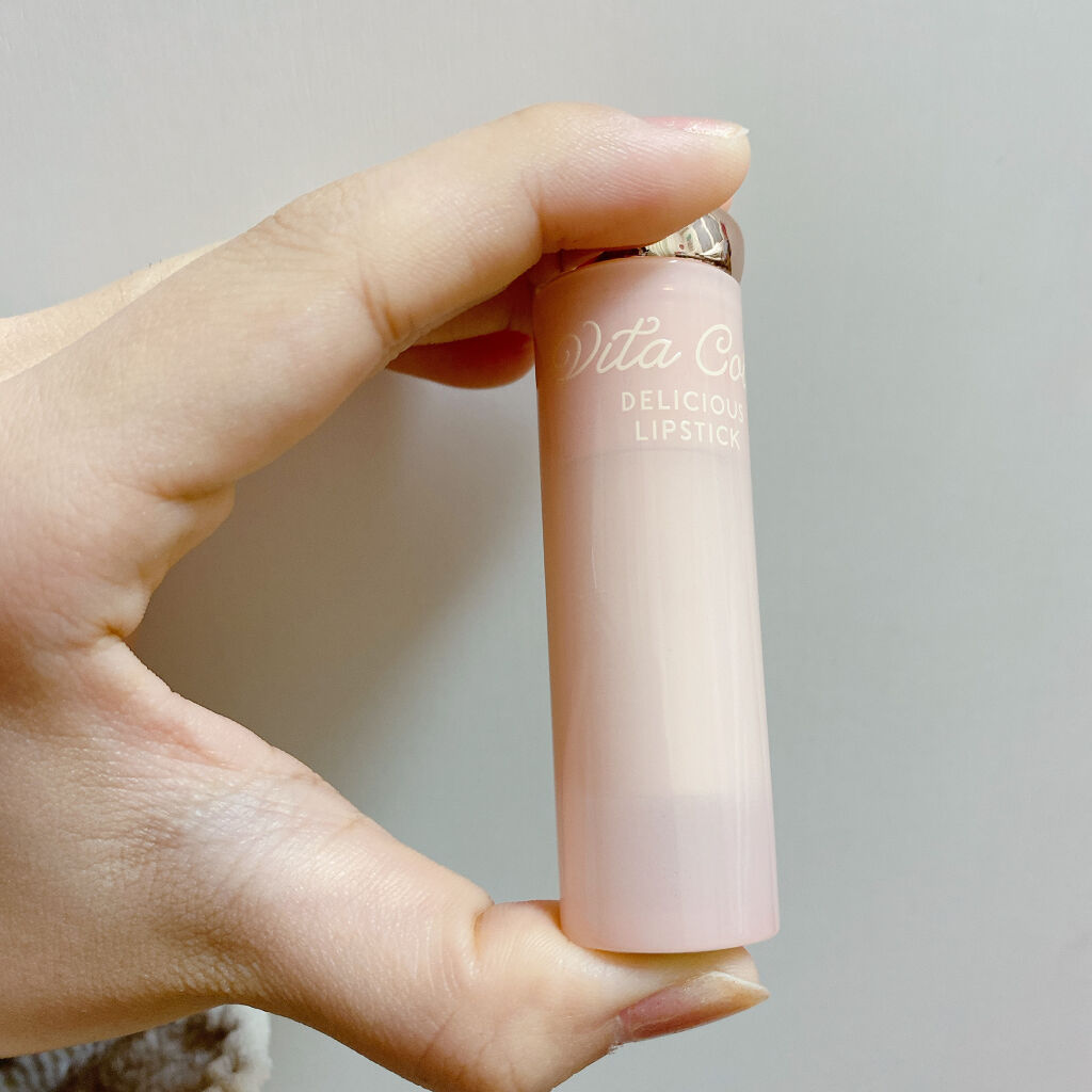 ビタ カラー デリシャス リップスティック /SKINFOOD/口紅を使ったクチコミ（3枚目）