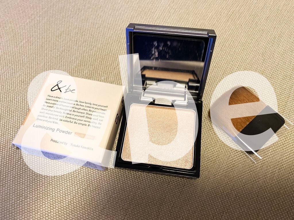 &be ルミナイジングパウダー/&be/パウダーハイライトを使ったクチコミ(1枚目)