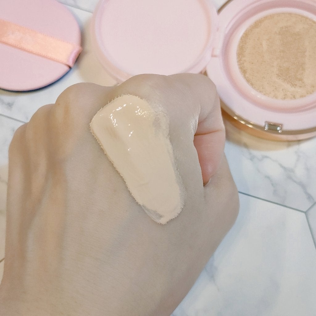 ピンクティーツリーカバーアップグロウクッション/APLIN/クッションファンデーションを使ったクチコミ(3枚目)