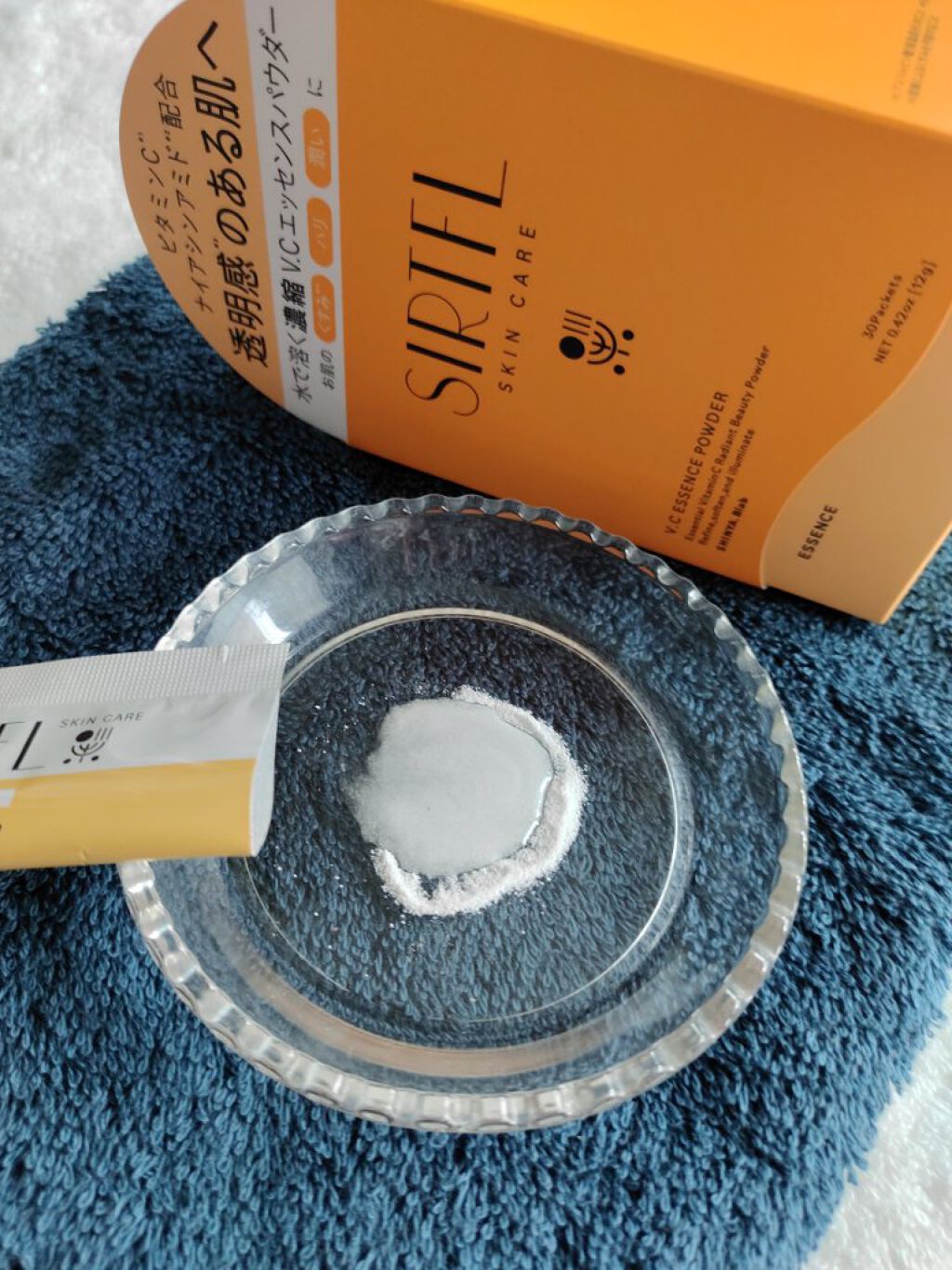 ブライトV.Cエッセンスパウダー/SIRTFL/その他スキンケアを使ったクチコミ（3枚目）