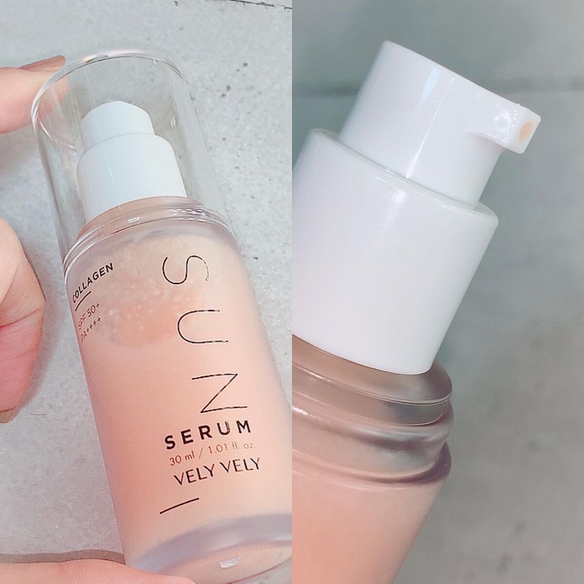 ハリケアコラーゲンサンセラム/VELY VELY/日焼け止めジェルを使ったクチコミ(4枚目)