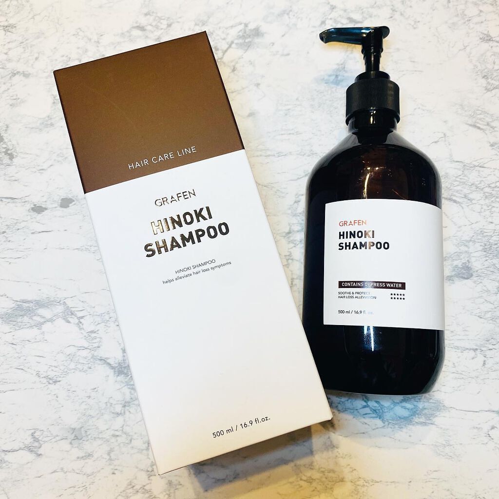 HINOKI SHAMPOO/GRAFEN /市販シャンプーを使ったクチコミ(2枚目)
