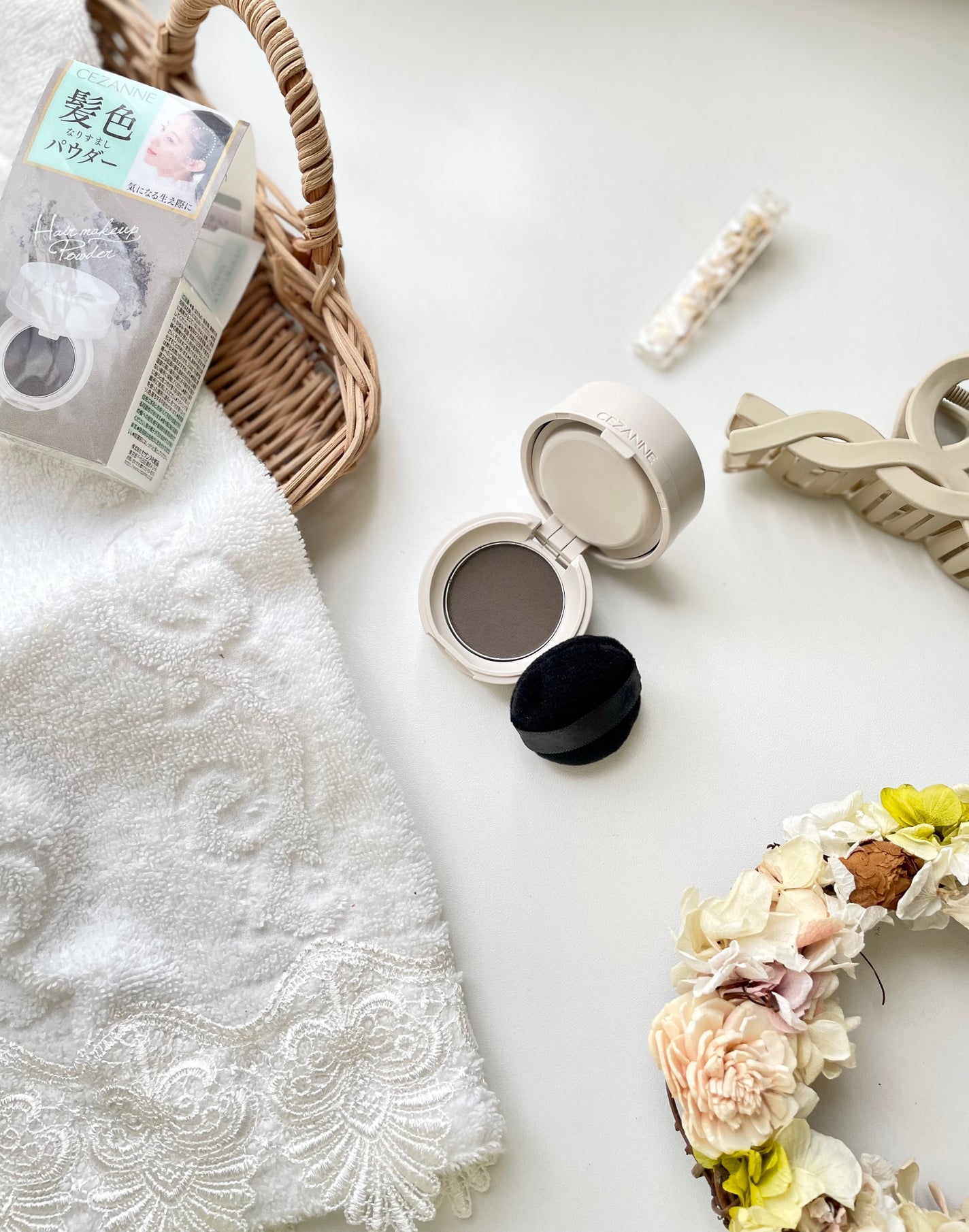ヘアメイクパウダー/CEZANNE/ヘアケア・スタイリングを使ったクチコミ(2枚目)