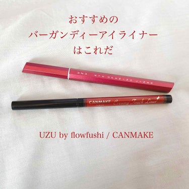 EYE OPENING LINER/UZU BY FLOWFUSHI/リキッドアイライナーを使ったクチコミ（1枚目）