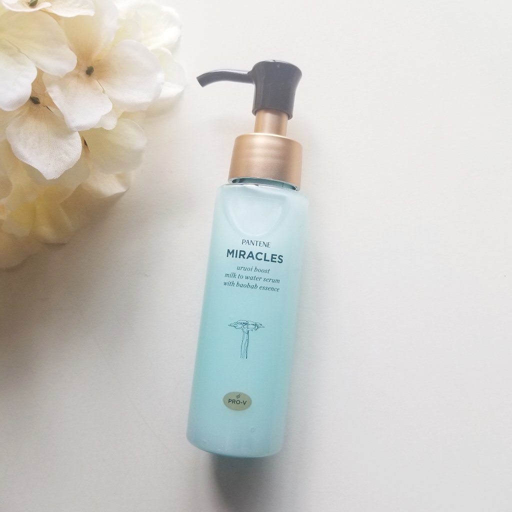 ミラクルズ うるおいブーストミルクウォーターセラム/パンテーン/アウトバストリートメントを使ったクチコミ（1枚目）