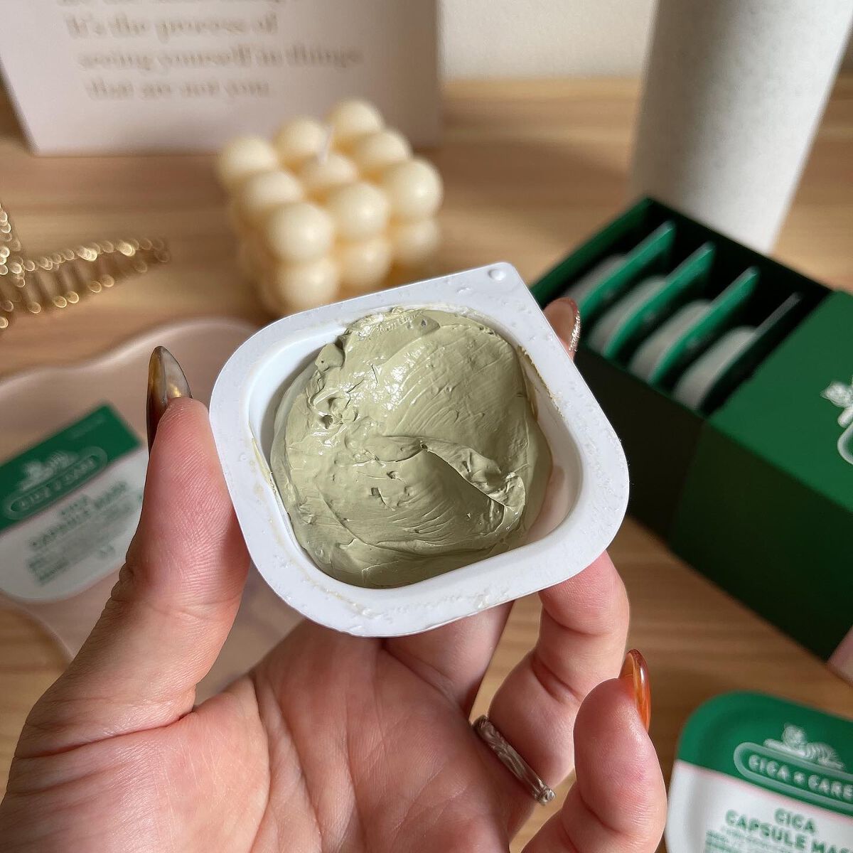 CICA カプセルマスク/VT/洗い流すパック・マスクを使ったクチコミ（2枚目）