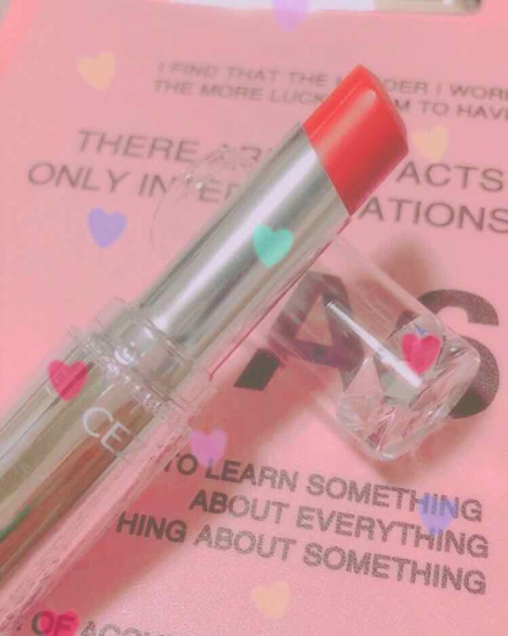 ラスティンググロスリップ/CEZANNE/口紅を使ったクチコミ(1枚目)