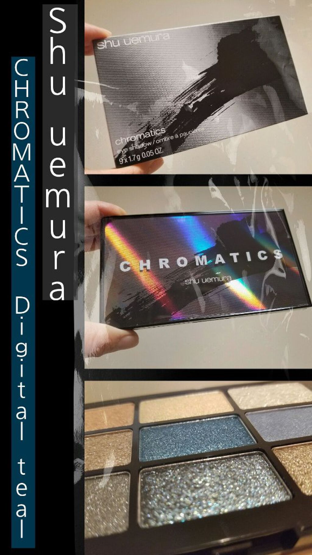 クロマティックス - デジタル ティール/shu uemura/アイシャドウパレットを使ったクチコミ（1枚目）