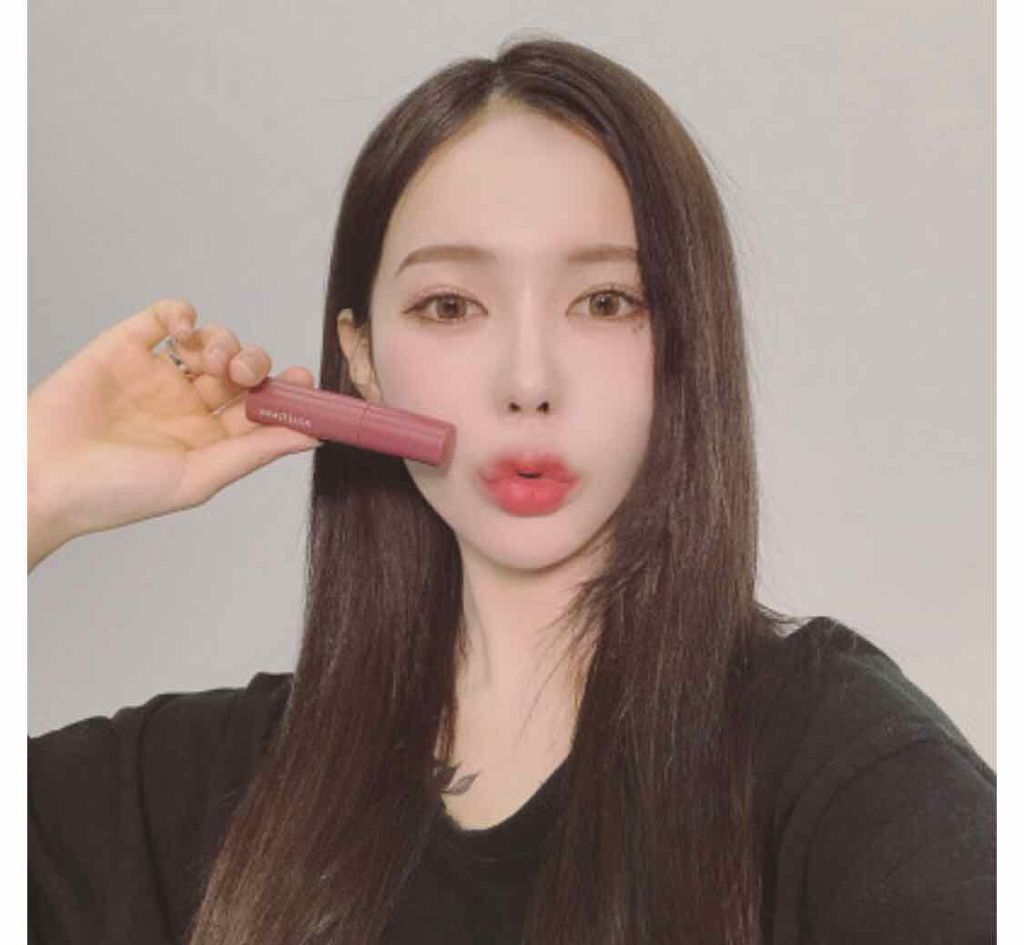 ビビッドコットン インクティント/innisfree/口紅を使ったクチコミ（3枚目）