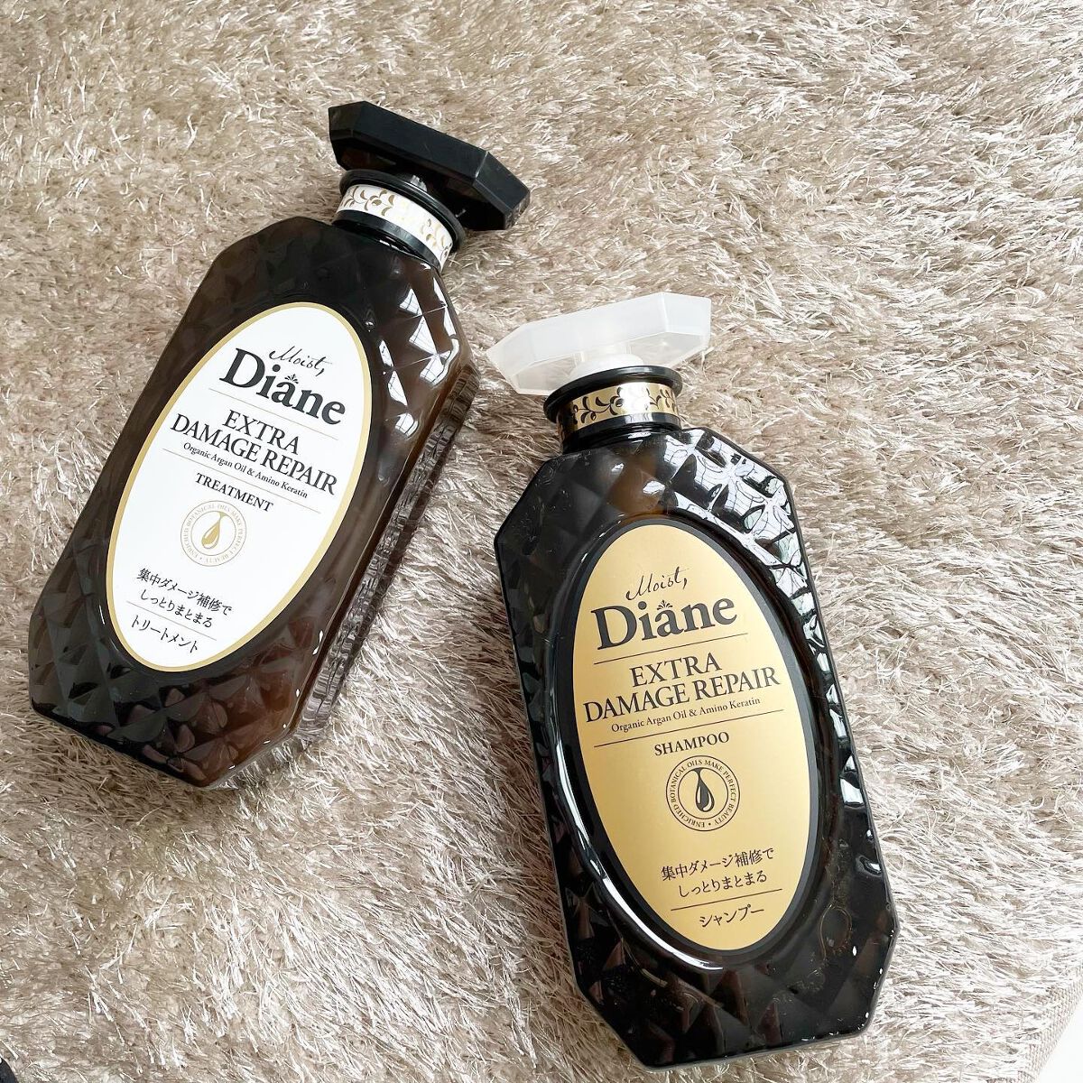 パーフェクトビューティ モイストダイアン エクストラダメージリペア シャンプー/トリートメント/ダイアン/市販シャンプーを使ったクチコミ(1枚目)