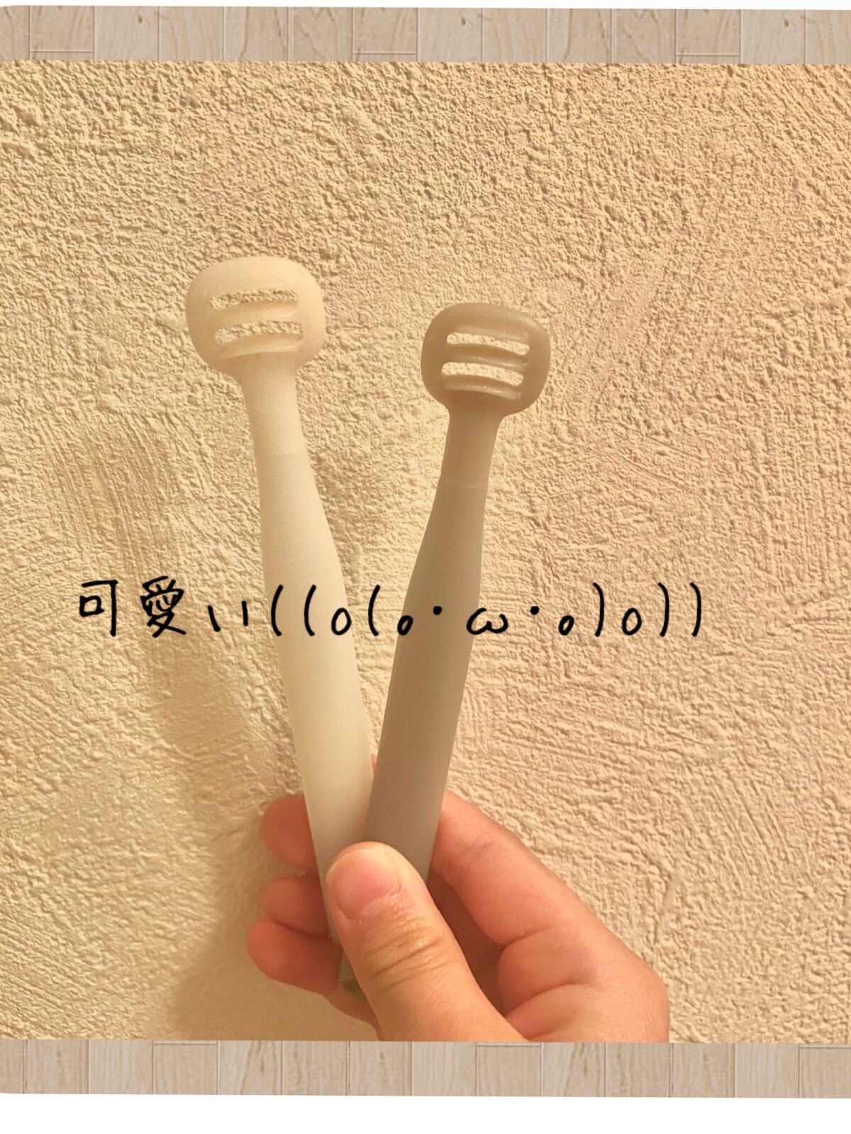 舌用クリーナー グレー/無印良品/その他オーラルケアを使ったクチコミ（2枚目）