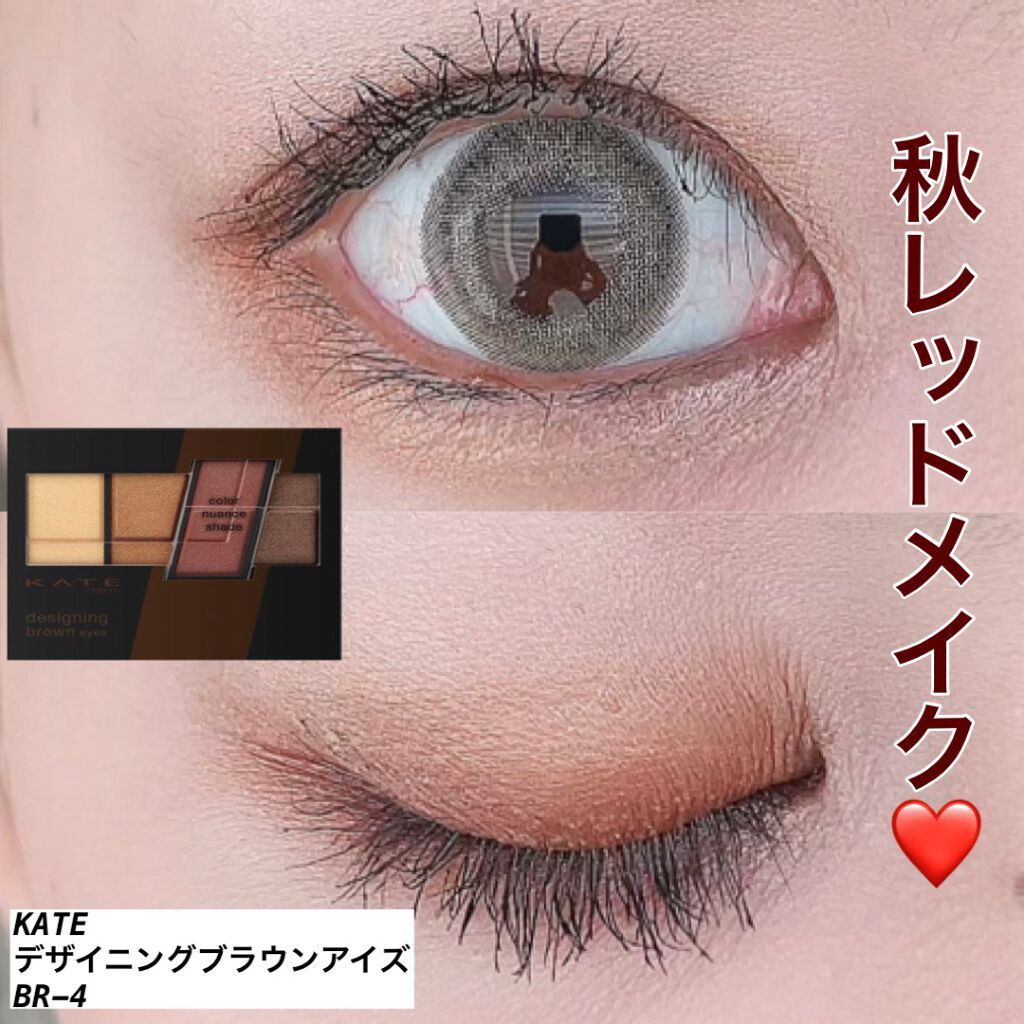デザイニングブラウンアイズ/KATE/アイシャドウパレットを使ったクチコミ(1枚目)
