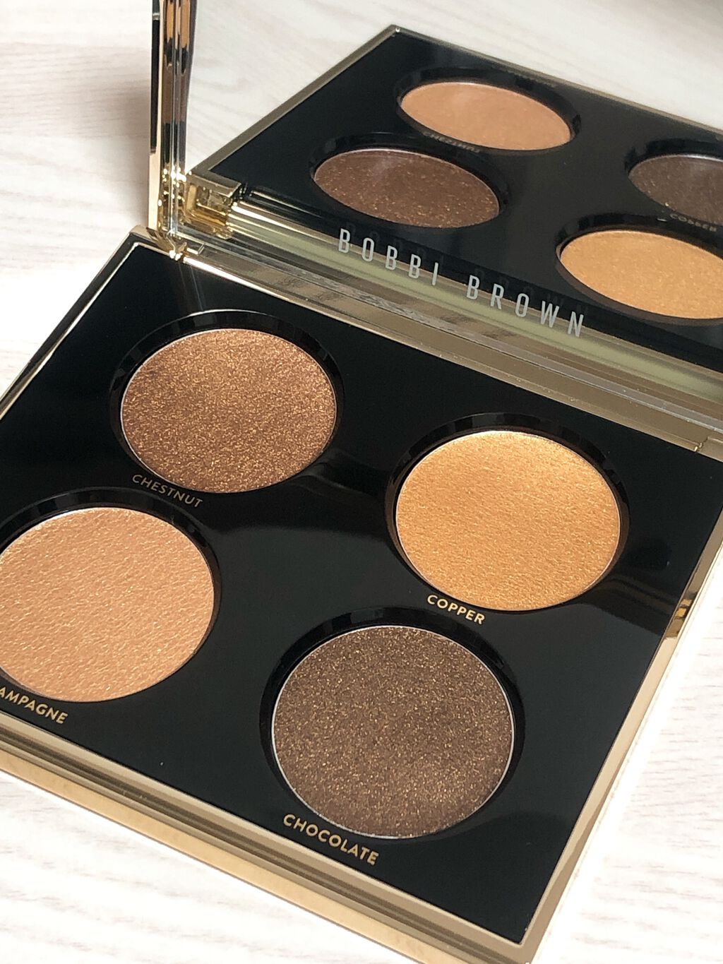 リュクス アンコール アイシャドウ パレット ブロンズ/BOBBI BROWN/アイシャドウパレットを使ったクチコミ（2枚目）