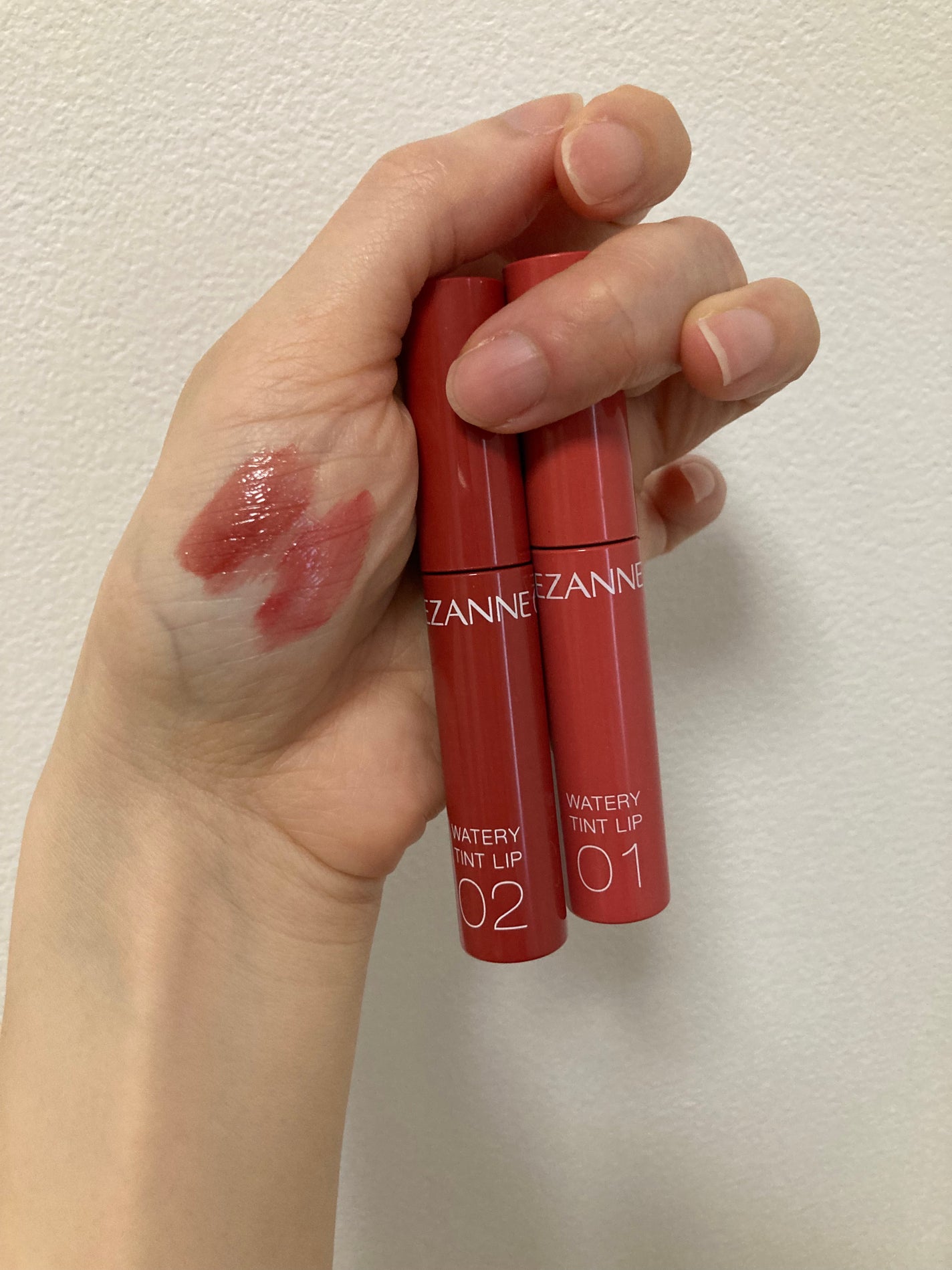 ウォータリーティントリップ/CEZANNE/リップティントを使ったクチコミ(3枚目)