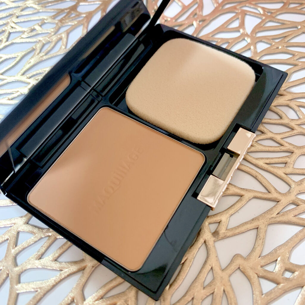 ドラマティックフェイスパウダー ケース/マキアージュ/プレストパウダーを使ったクチコミ（2枚目）