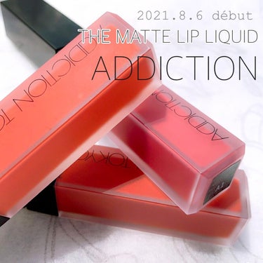 アディクション ザ マット リップ リキッド 015 Dark Vermilion/ADDICTION/口紅を使ったクチコミ（1枚目）