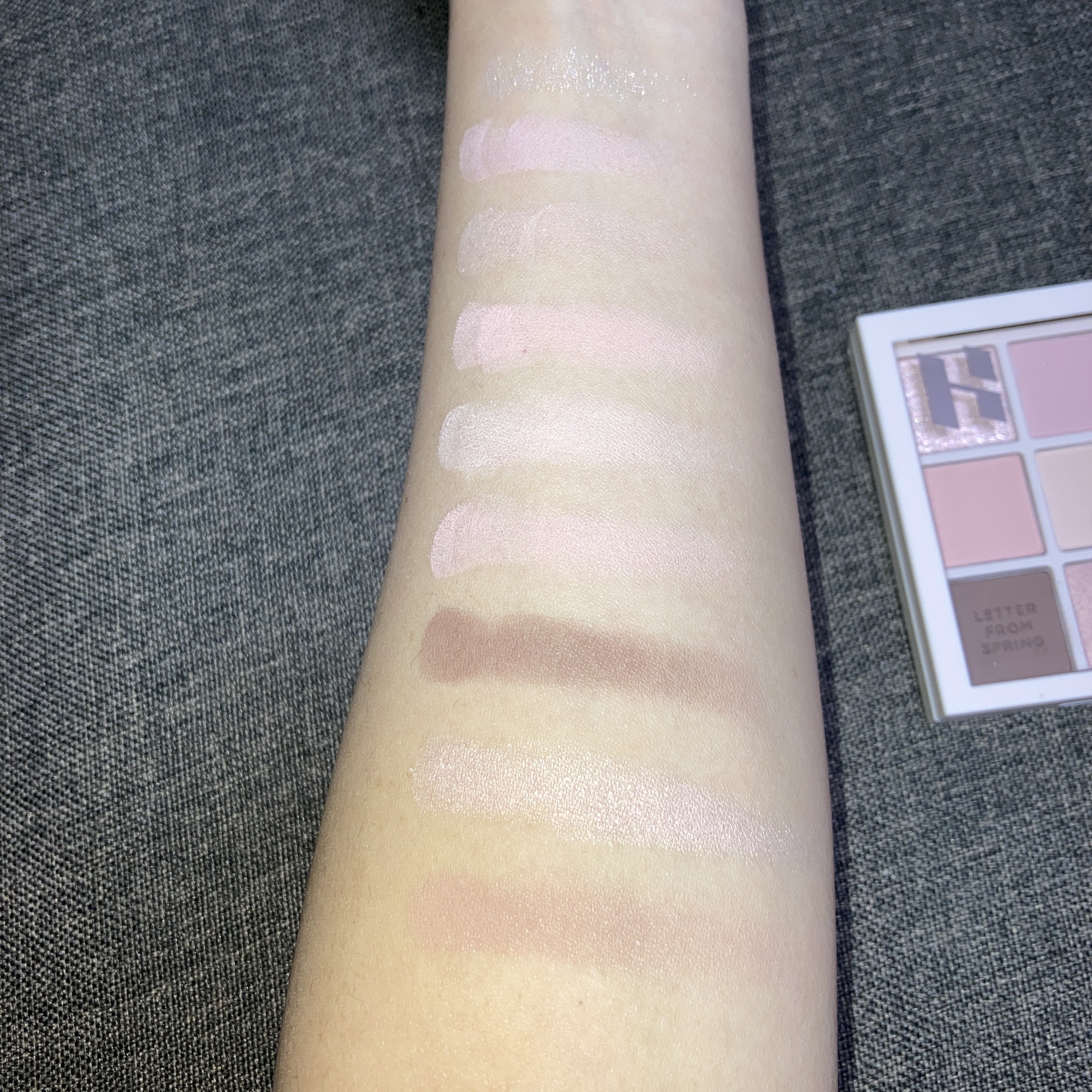 マイフェイブムードアイパレット 9カラー 09　レターフロムスプリング（LETTER FROM SPRING）/HOLIKA HOLIKA/アイシャドウパレットを使ったクチコミ（2枚目）