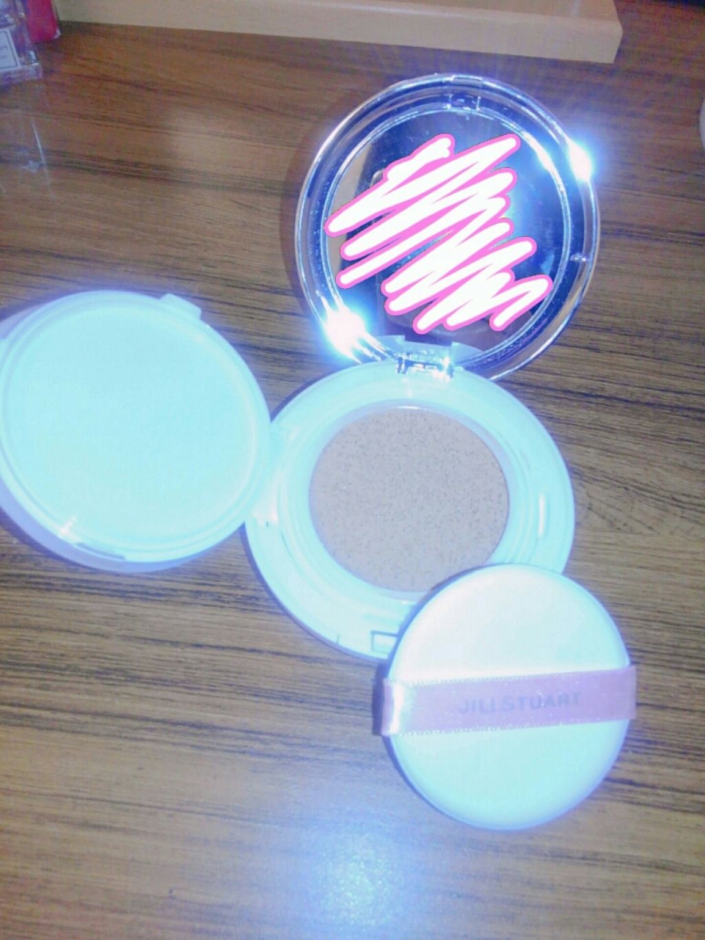 ピュアエッセンス クッションコンパクト/JILL STUART/クッションファンデーションを使ったクチコミ(2枚目)