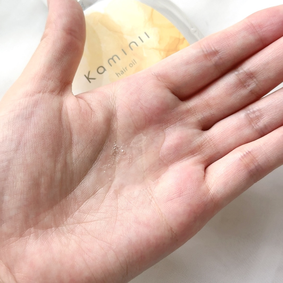 Kaminii ヘアオイル 洗い流さないトリートメント パーフェクトリッチヘアオイル/Kaminii/ヘアオイルを使ったクチコミ（2枚目）