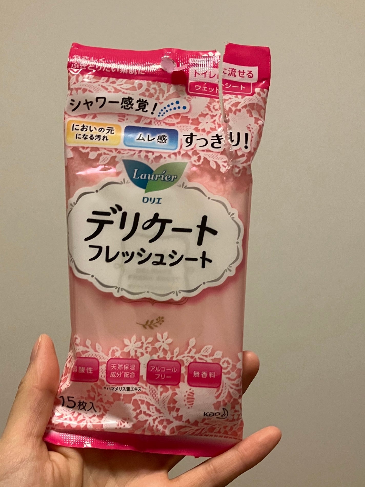デリケートフレッシュシート/ロリエ/その他を使ったクチコミ(2枚目)