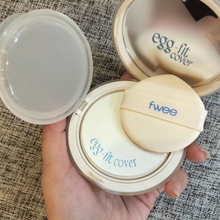 フィー クッションエッグフィットカバー/fwee/クッションファンデーションを使ったクチコミ(2枚目)