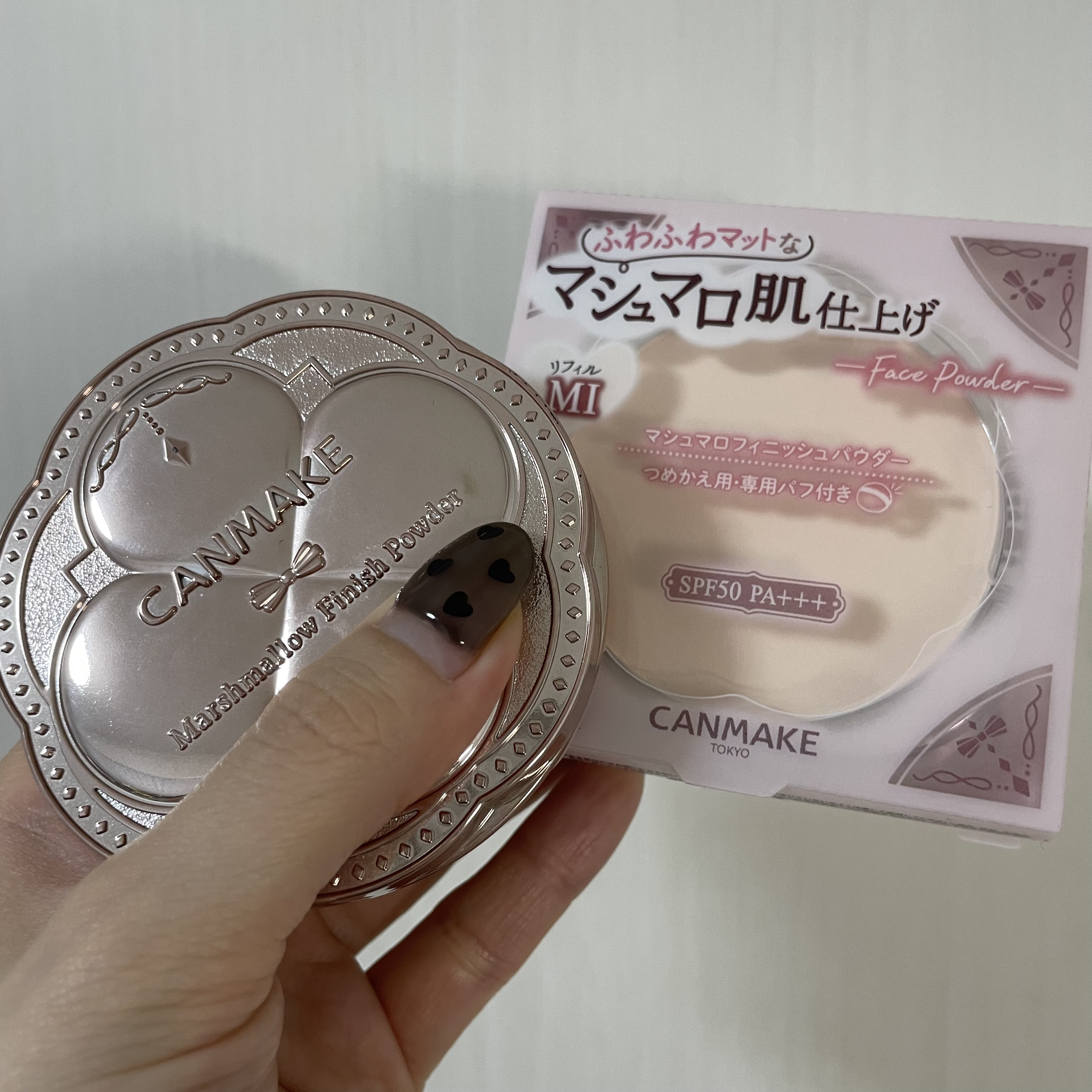 マシュマロフィニッシュパウダー/キャンメイク/プレストパウダーを使ったクチコミ（1枚目）