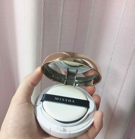 M クッション ファンデーション(モイスチャー)/MISSHA/クッションファンデーションを使ったクチコミ(2枚目)