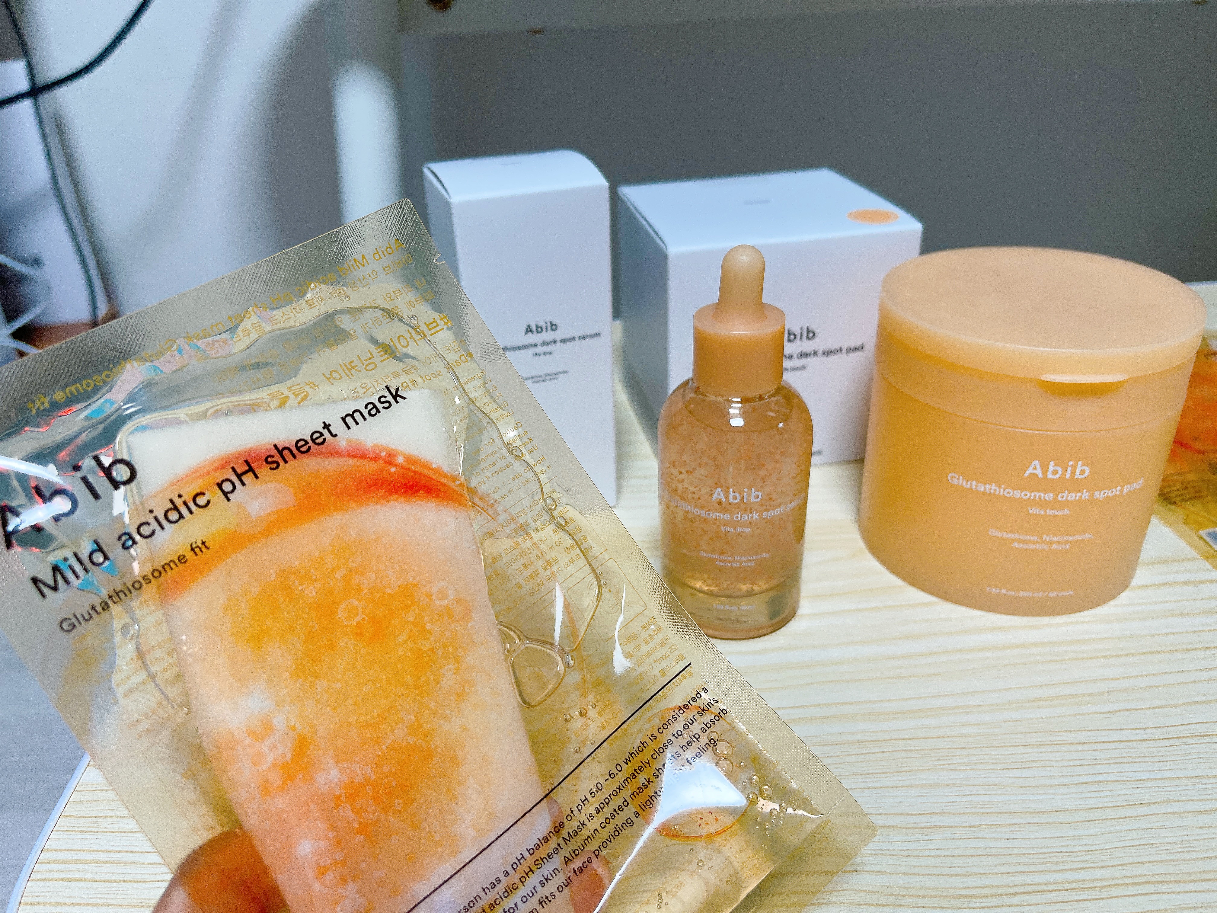 グルタチオンソームダークスポットセラムビタドロップ/Abib /美容液を使ったクチコミ（1枚目）