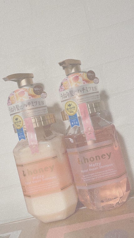 &honey Melty モイストリペア シャンプー1.0/モイストリペア ヘアトリートメント2.0/&honey/市販シャンプーを使ったクチコミ(1枚目)