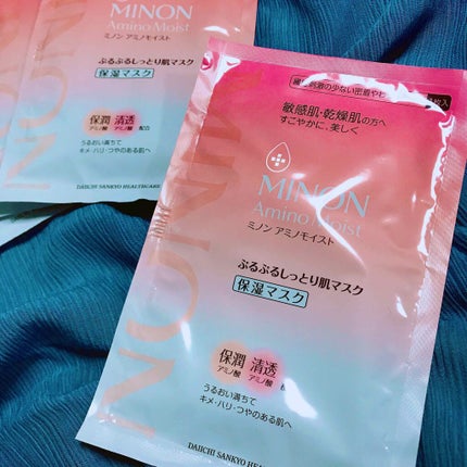 ミノン アミノモイスト ぷるぷるしっとり肌マスク/ミノン/シートマスク・パックを使ったクチコミ(3枚目)