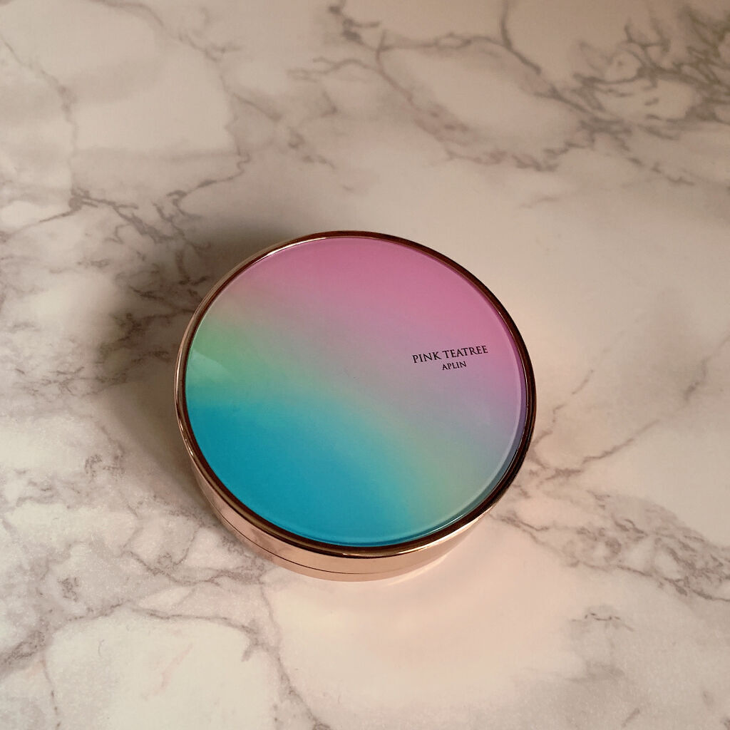 ピンクティーツリーカバークッション/APLIN/クッションファンデーションを使ったクチコミ（2枚目）