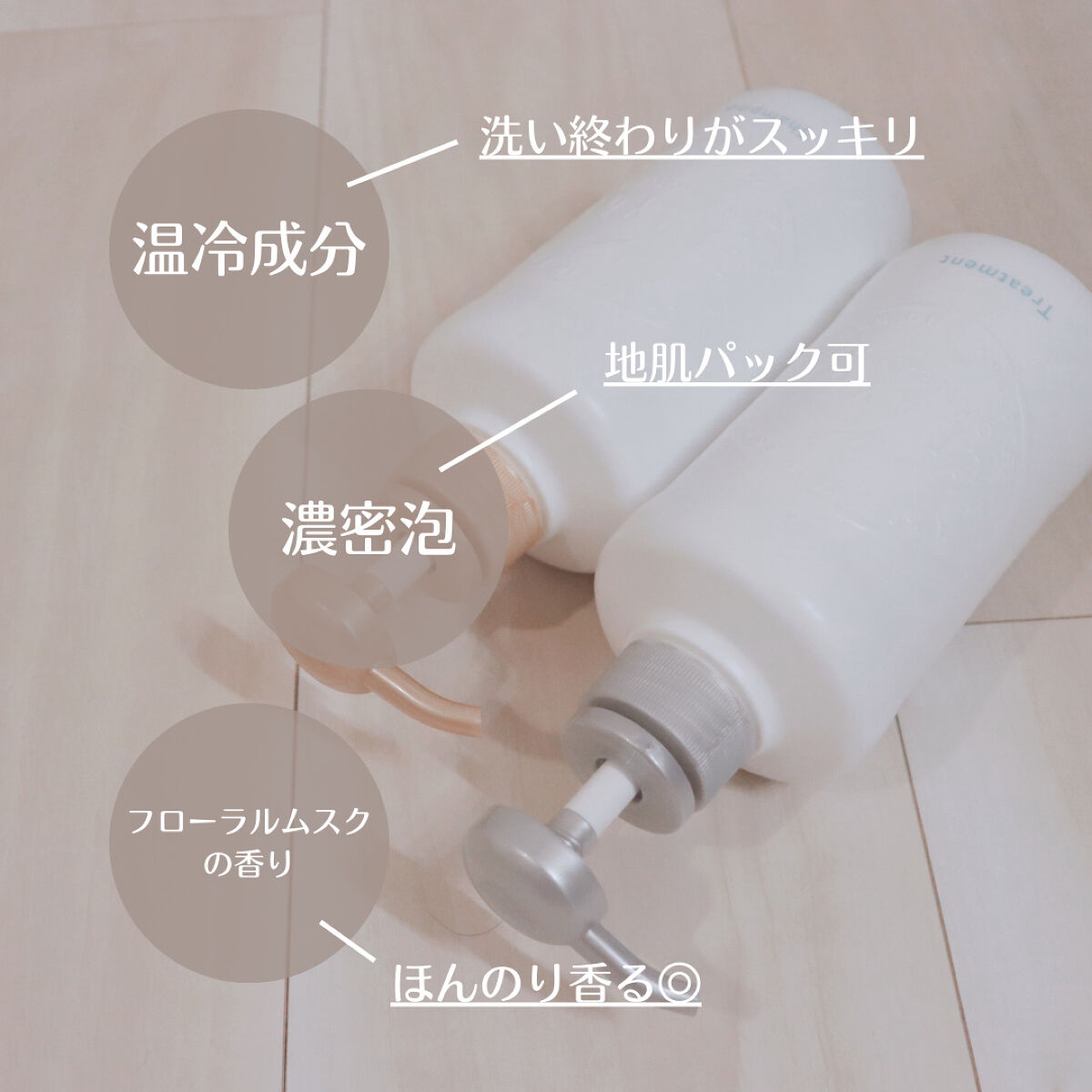 シャンプー／トリートメント SN　さらさら/CLAYGE/シャンプー・コンディショナーを使ったクチコミ（2枚目）