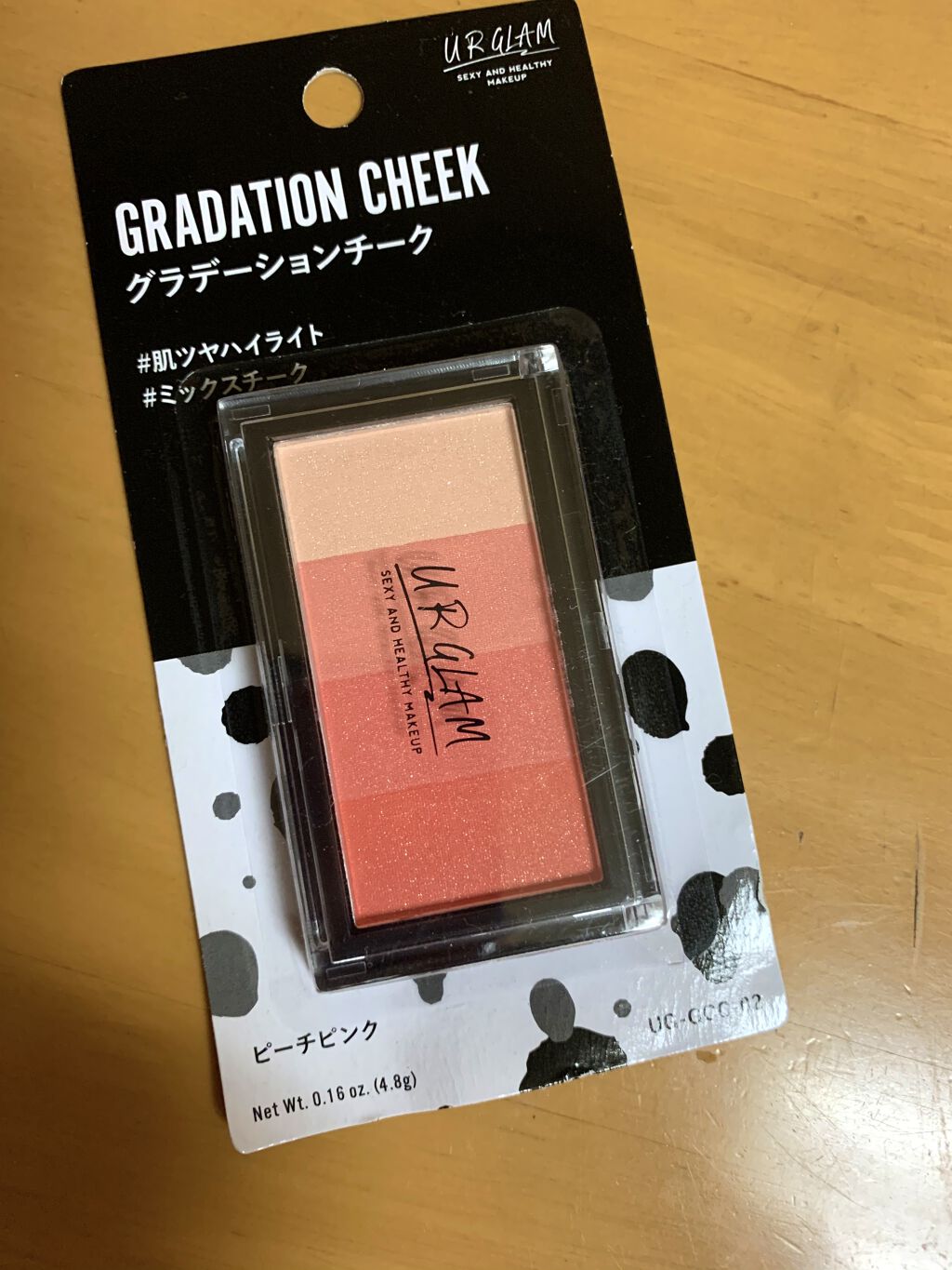 UR GLAM　GRADATION CHEEK/U R GLAM/パウダーチークを使ったクチコミ（1枚目）