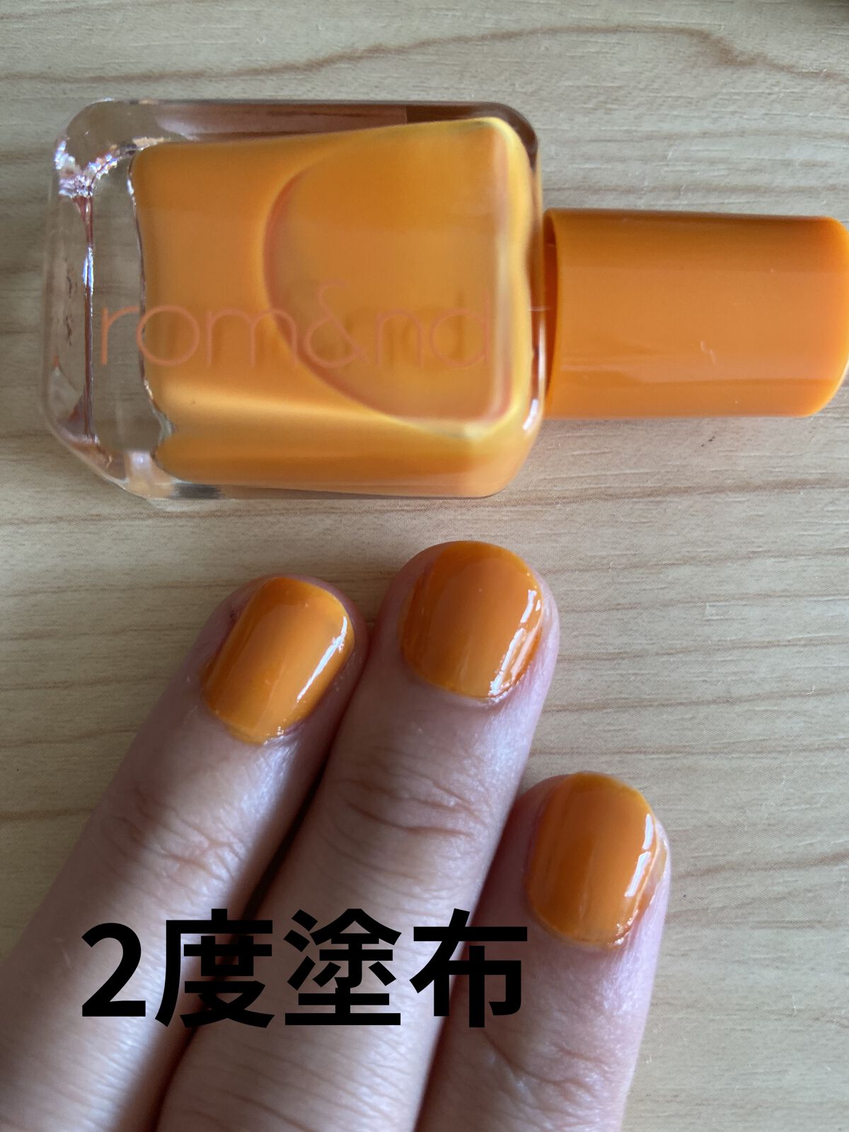 ムードペブルネイル/rom&nd/マニキュアを使ったクチコミ（2枚目）