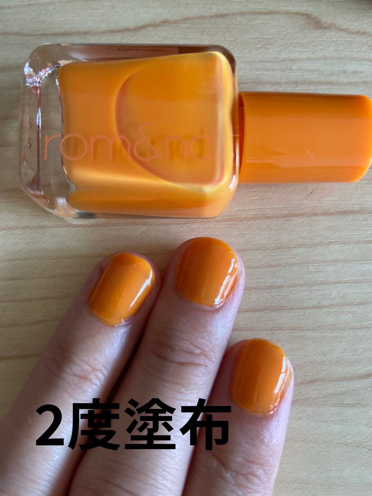 ムードペブルネイル/rom&nd/マニキュアを使ったクチコミ(2枚目)