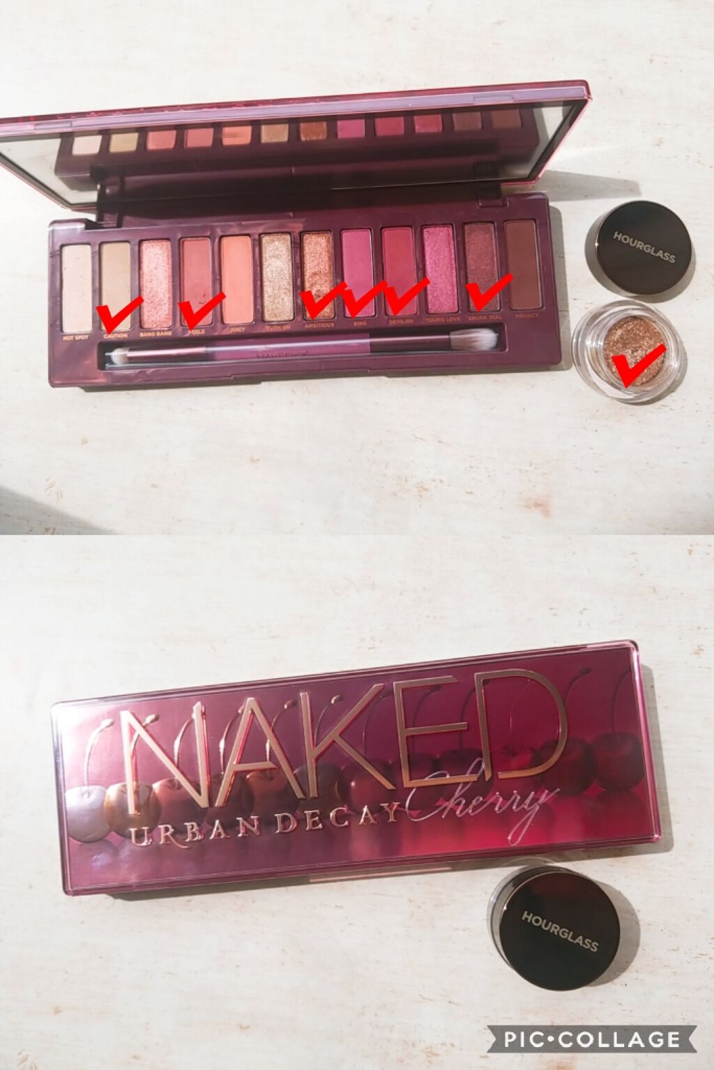 NAKED cherry/アーバンディケイ/アイシャドウパレットを使ったクチコミ(3枚目)