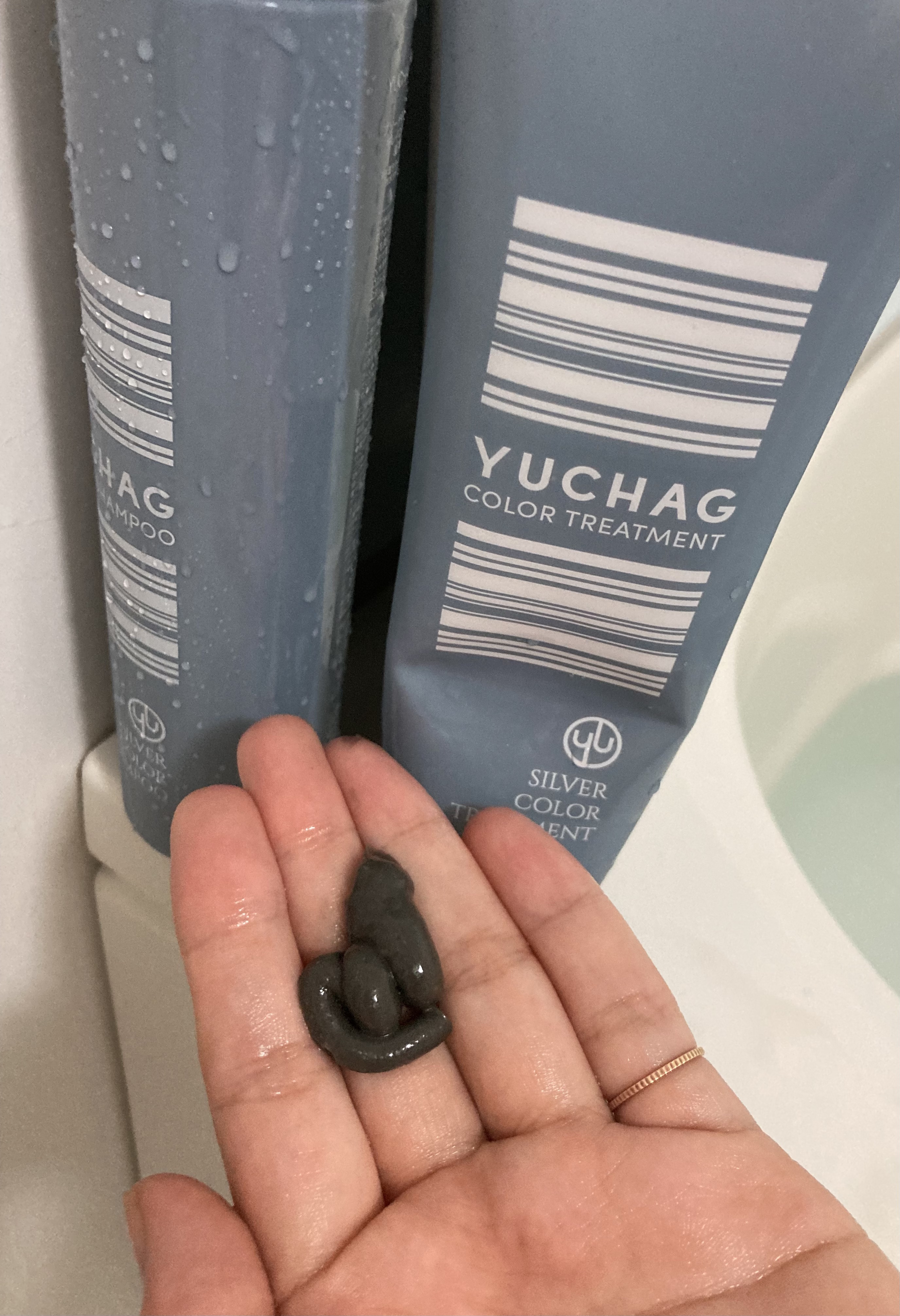 ユチャ　カラーシャンプー/カラートリートメント/YUCHAG/市販シャンプーを使ったクチコミ（3枚目）