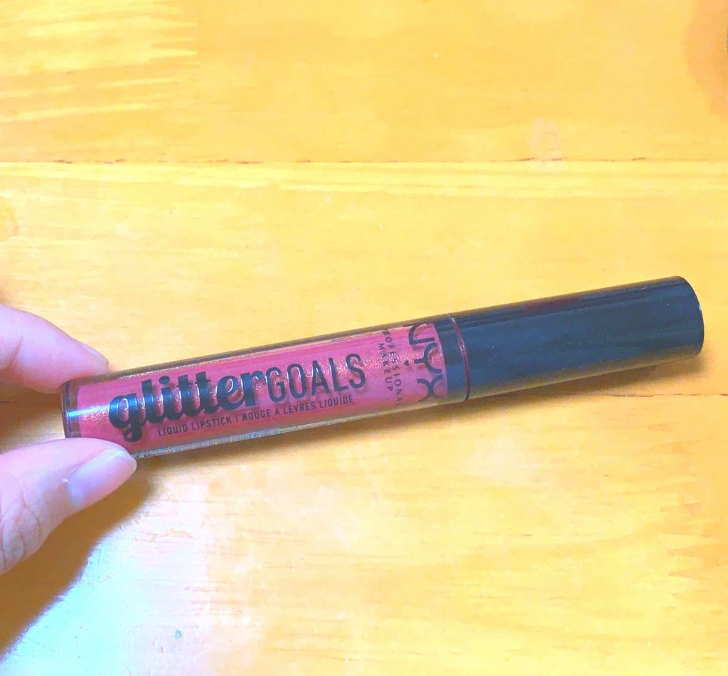グリッター ゴールズ リキッド リップスティック/NYX Professional Makeup/口紅を使ったクチコミ(1枚目)