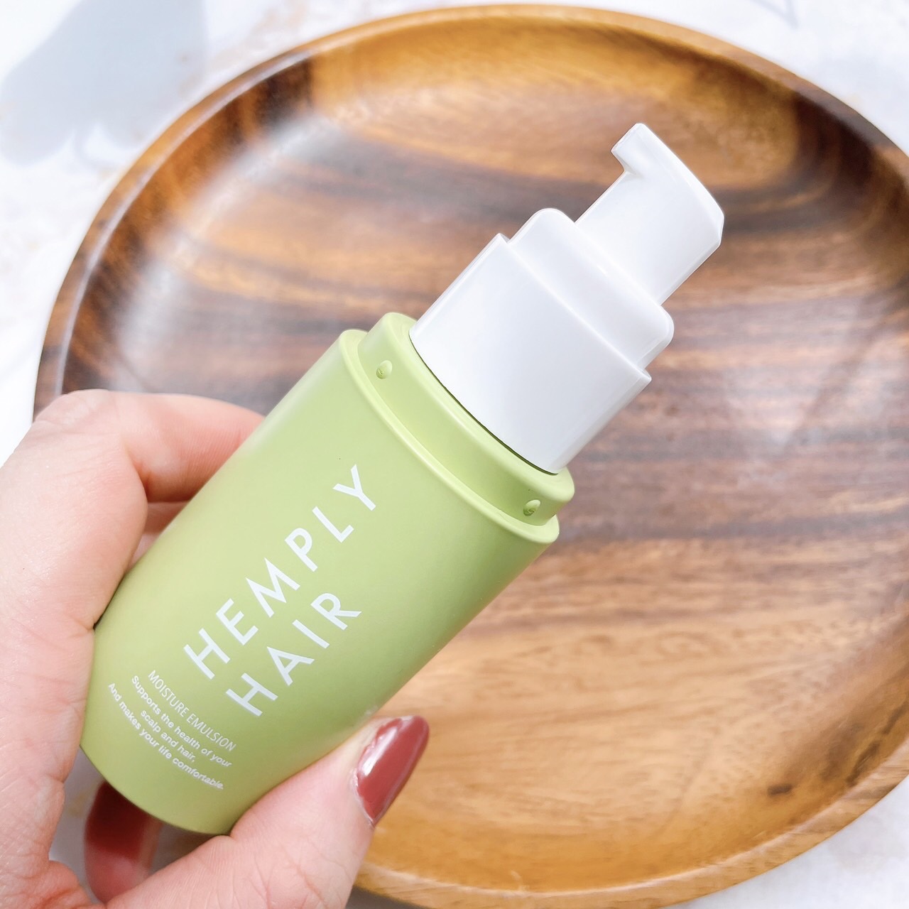 モイスチャーエマルジョン /HEMPLY HAIR/ヘアミルクを使ったクチコミ（3枚目）
