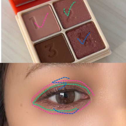 マルチキューブ/i’m meme/アイシャドウパレットを使ったクチコミ(5枚目)