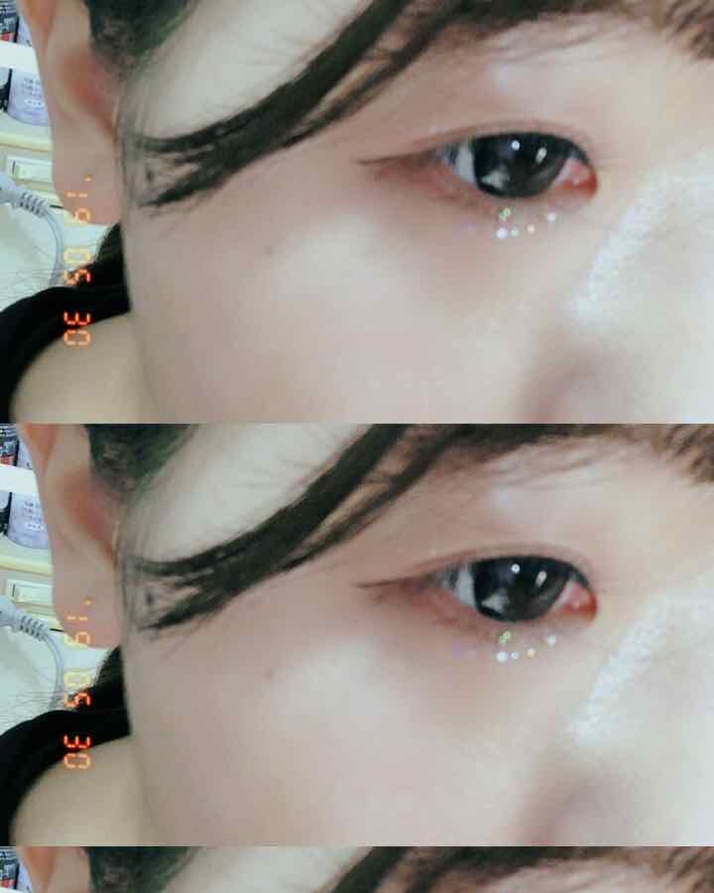 アイスパングルグリッター/HOLIKA HOLIKA/グリッターを使ったクチコミ(3枚目)