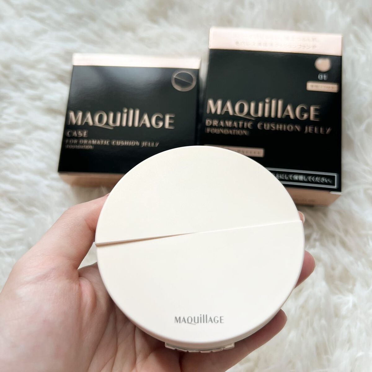 ドラマティックジェリーコンパクト/マキアージュ/クッションファンデーションを使ったクチコミ(3枚目)
