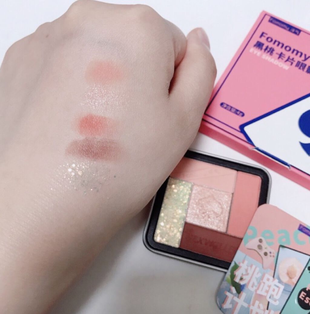 スペード５カラーアイシャドウ/FOMOMY/アイシャドウパレットを使ったクチコミ（2枚目）