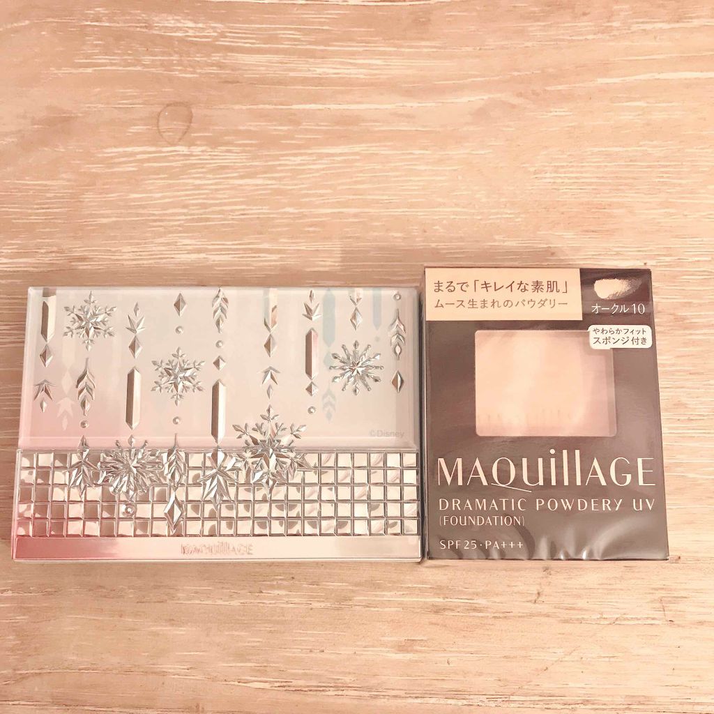 ドラマティックパウダリー UV/マキアージュ/パウダーファンデーションを使ったクチコミ（1枚目）