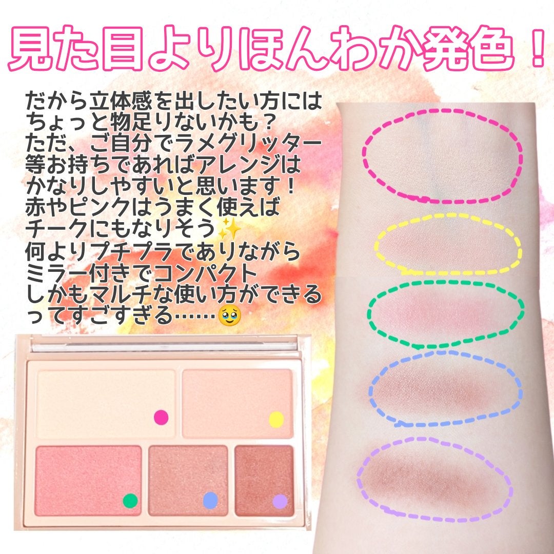 パーフェクトマルチアイズ/キャンメイク/アイシャドウパレットを使ったクチコミ(3枚目)